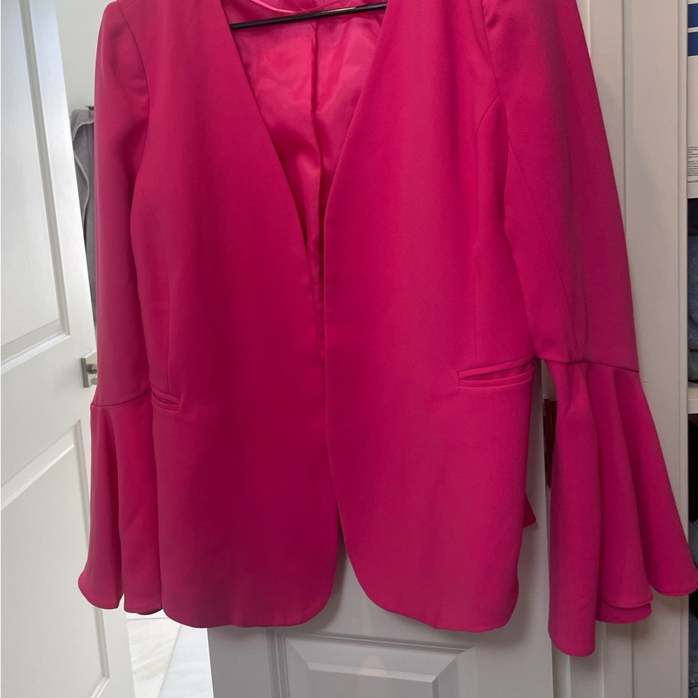 Awesome magenta feminine boss babe blazer